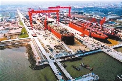 gdp外高桥造船2020_外高桥造船总部图片(3)