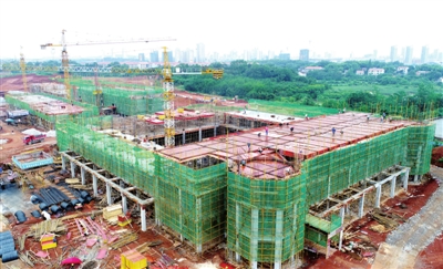 武昌首义学院嘉鱼校区初现雏形-咸宁日报